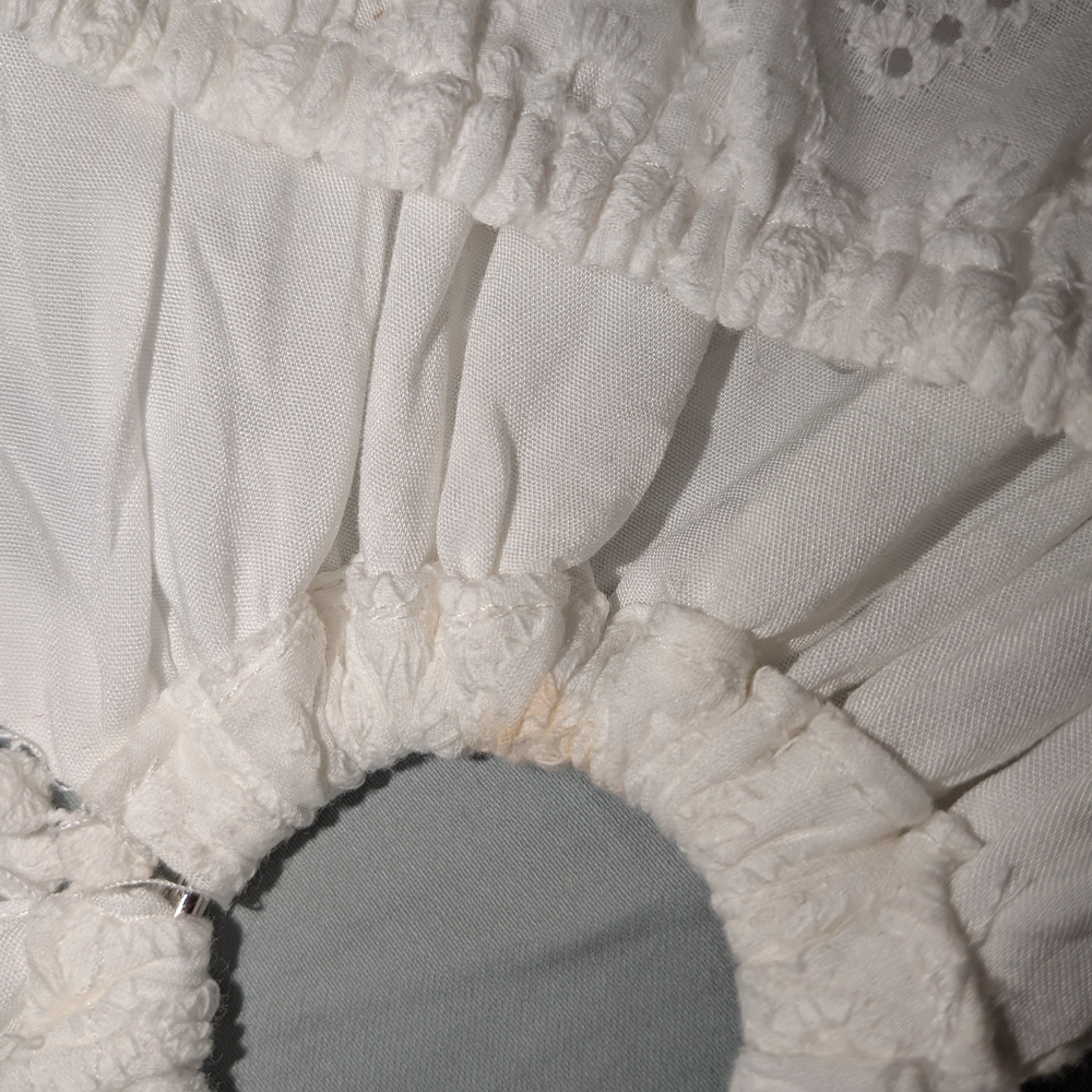 Petal & Pup White Eyelet Maxi Dress with Ring Detail - Picture 6 of 7